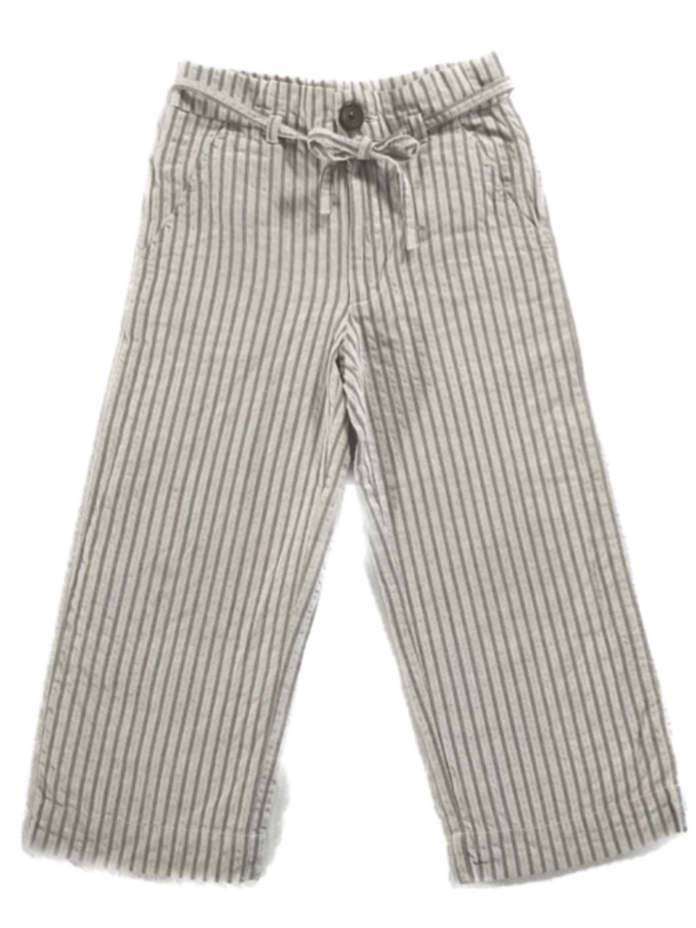 Simple Kids Linen Pinstripe  Pants Size 4